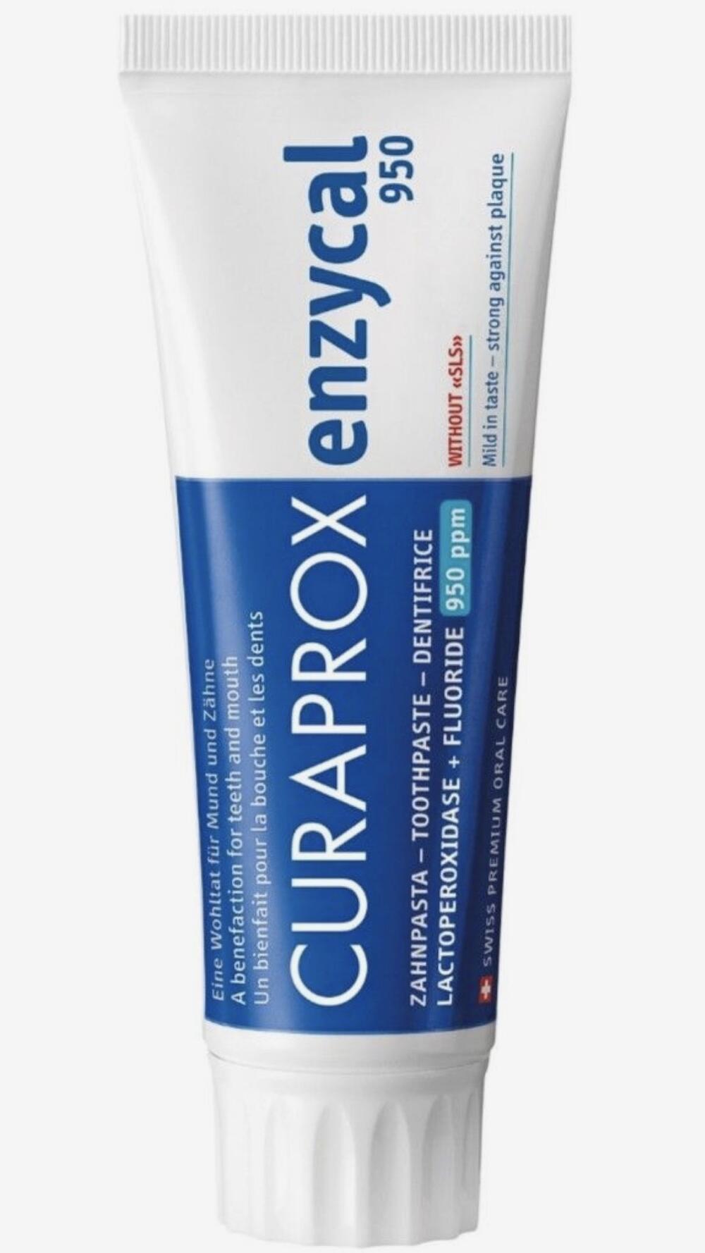 Зубна паста ферментна Enzycal 950 ppm 75 ml 