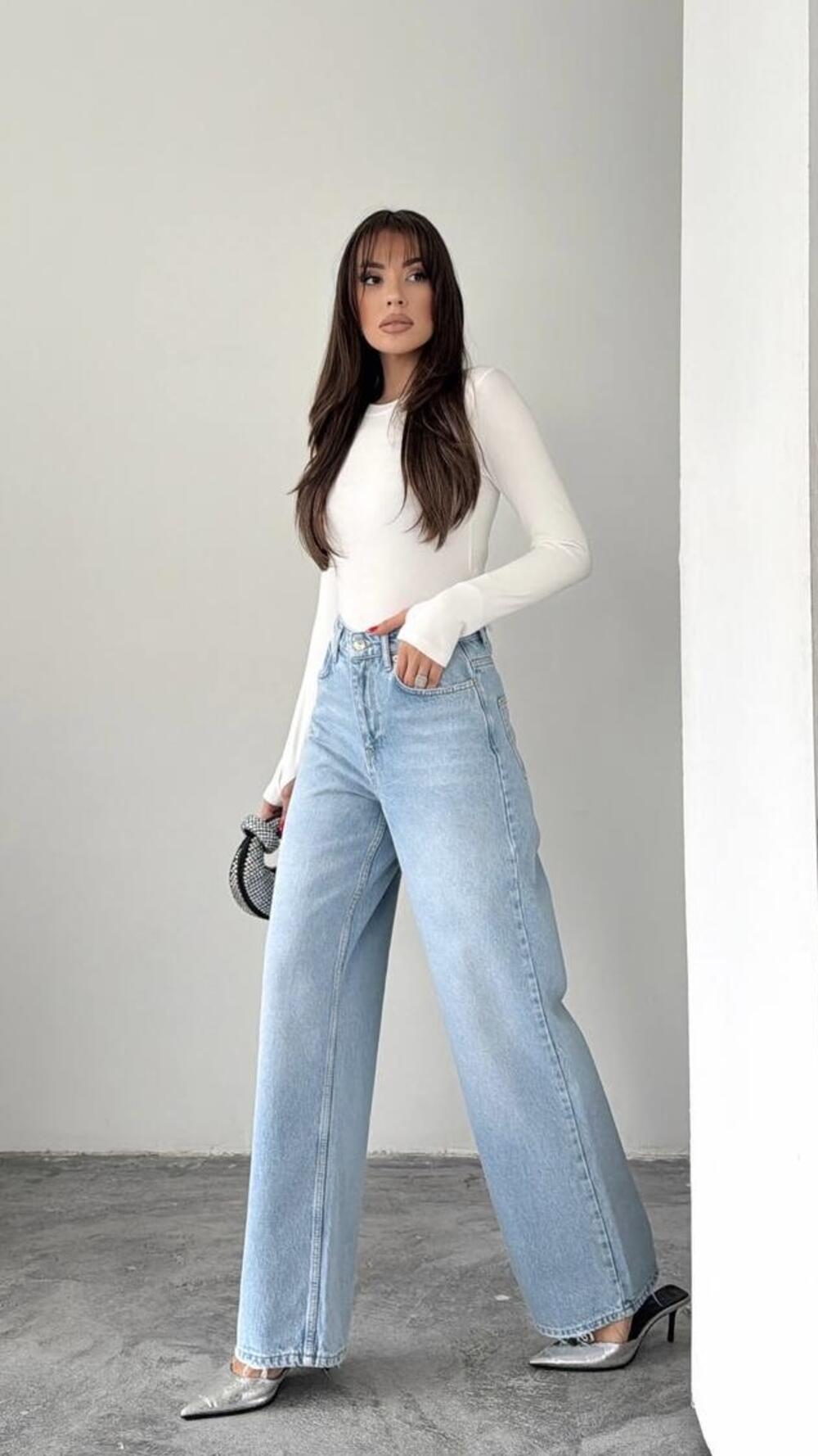 Джинси широкі Jack Zamara Блакитний, 26