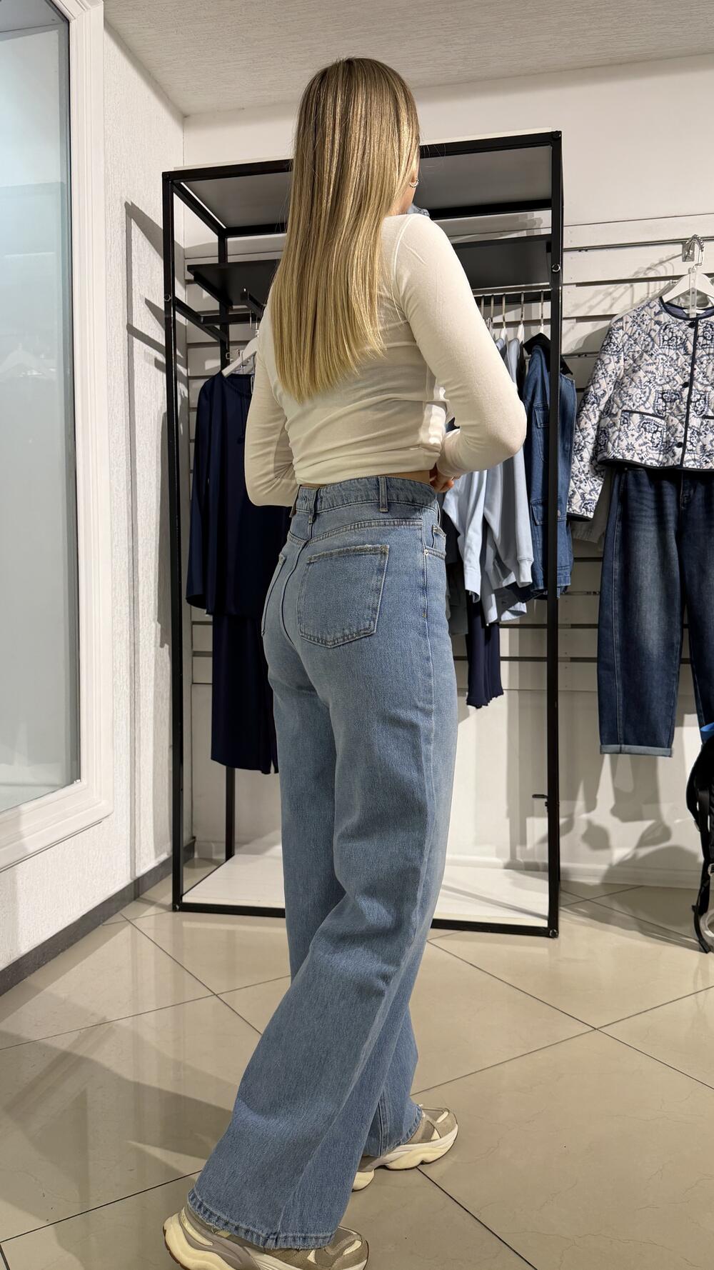 Джинси Denim Palace 1093 Блакитний, 38