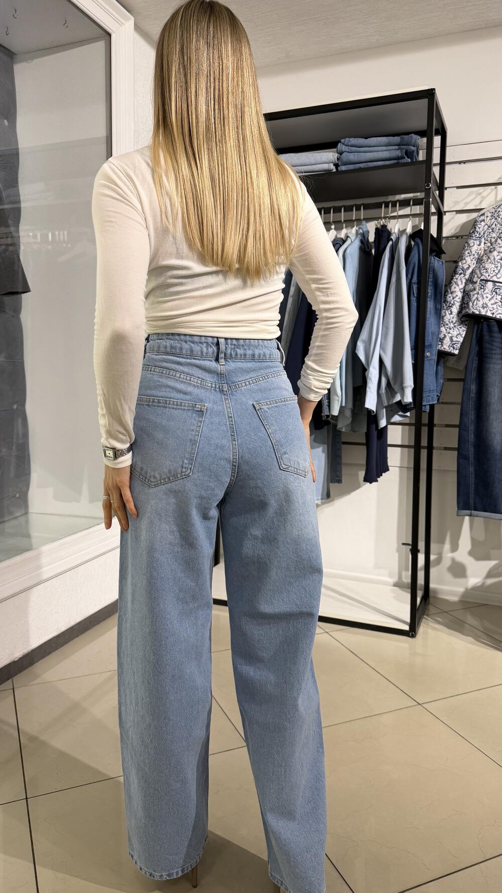 Джинси широкі Jack Zamara Блакитний, 26