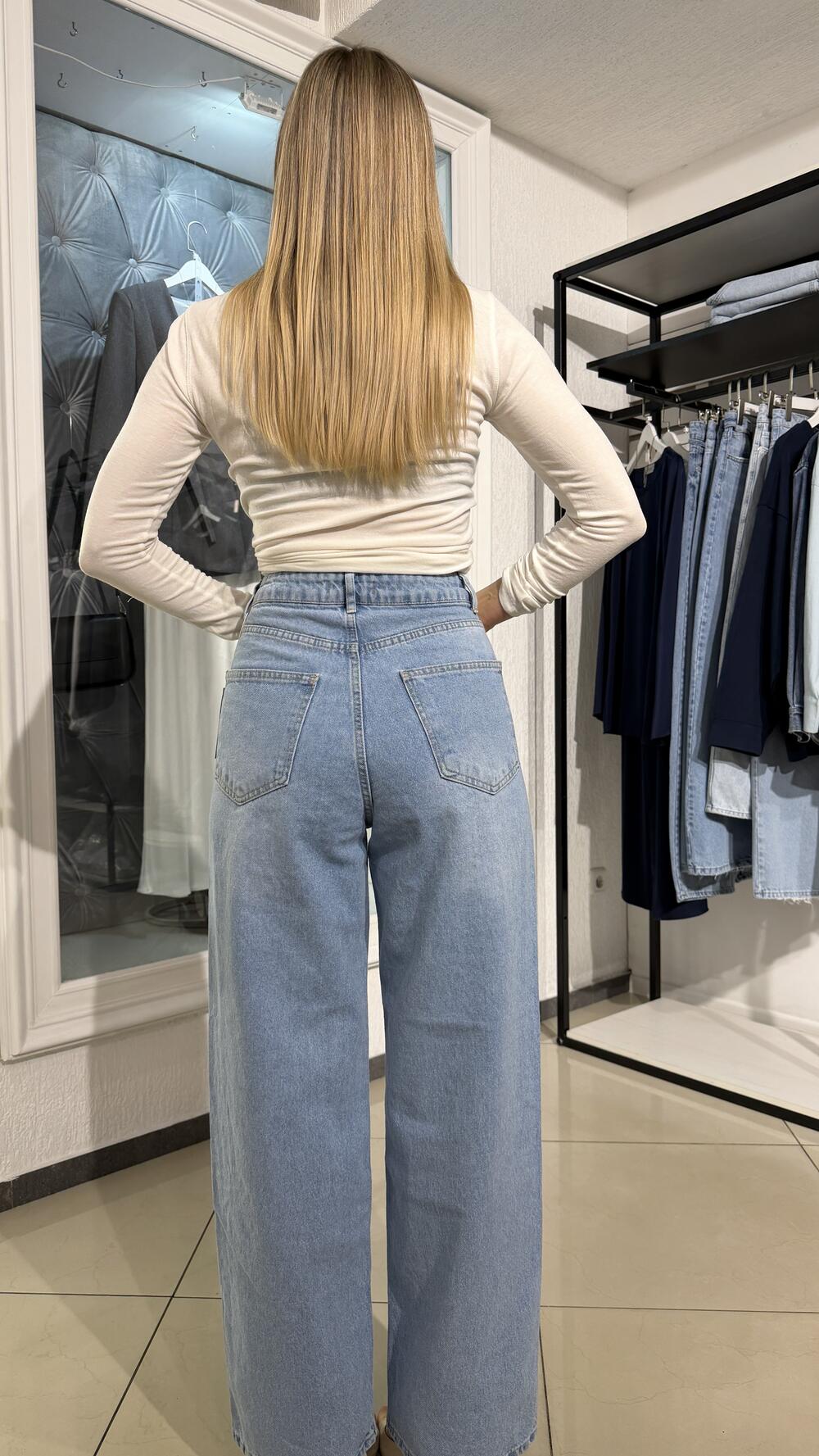 Джинси широкі Jack Zamara Блакитний, 26