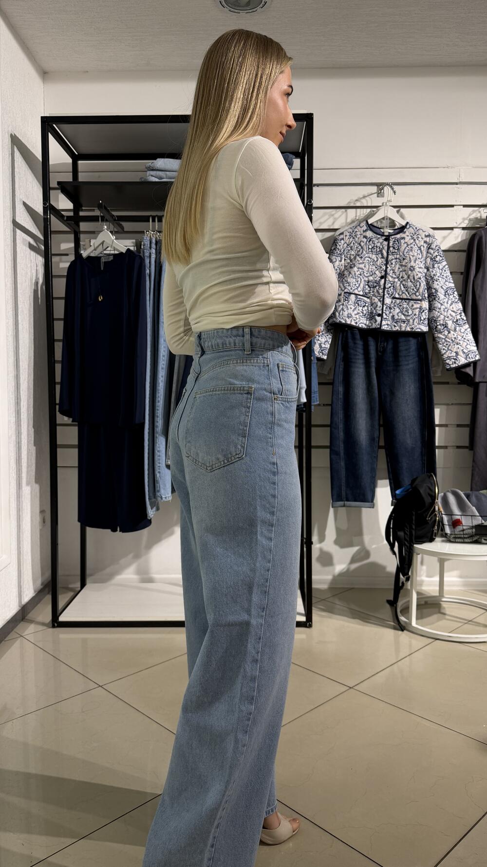 Джинси широкі Jack Zamara Блакитний, 26