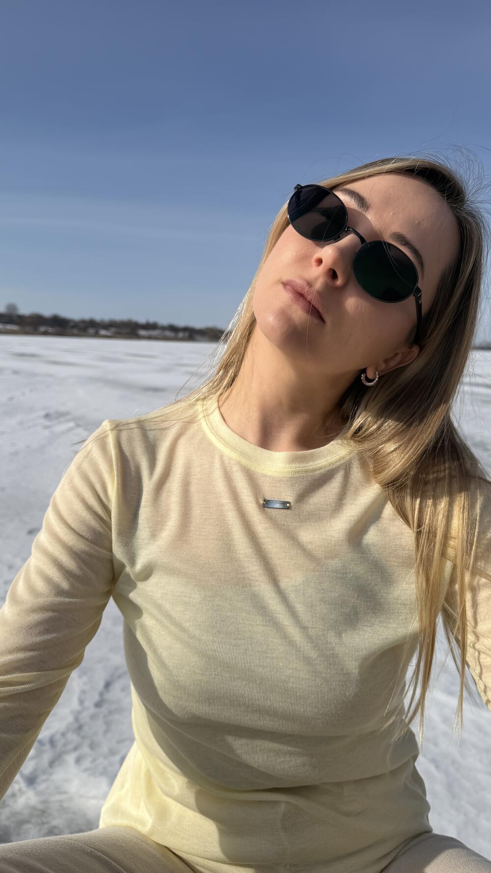 Лонг напівпрозорий з декором на грудях Жовтий, S/M