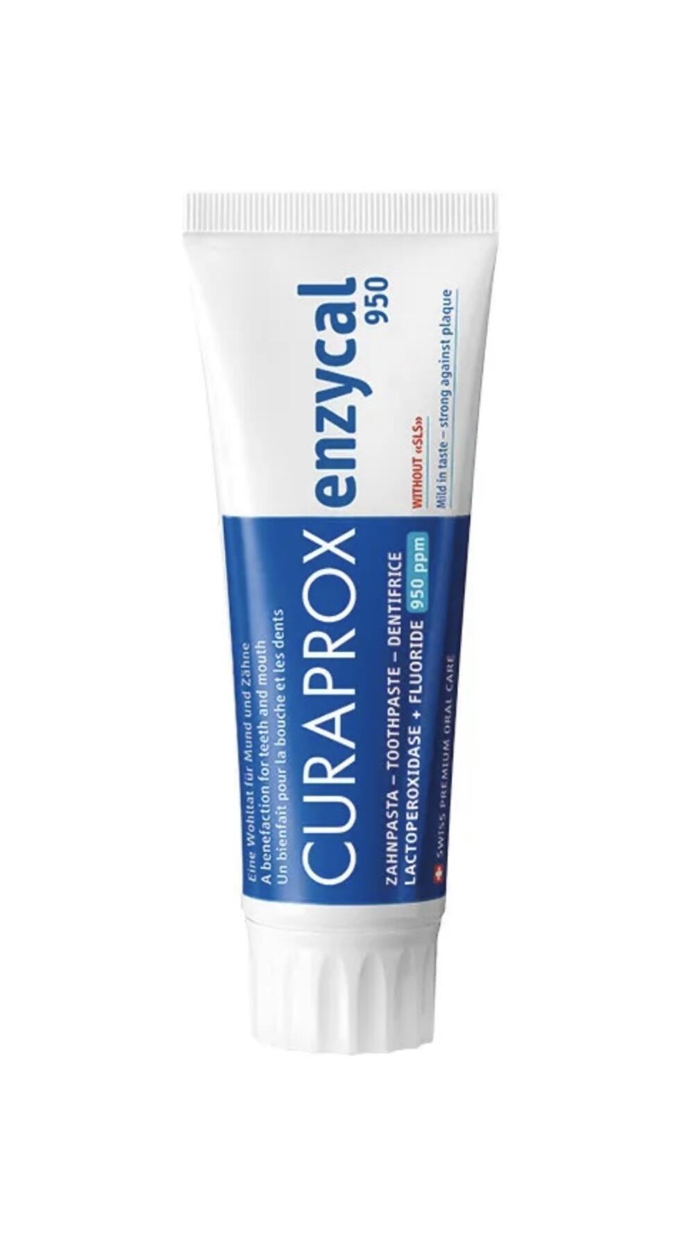 Зубна паста ферментна Enzycal 950 ppm 75 ml -