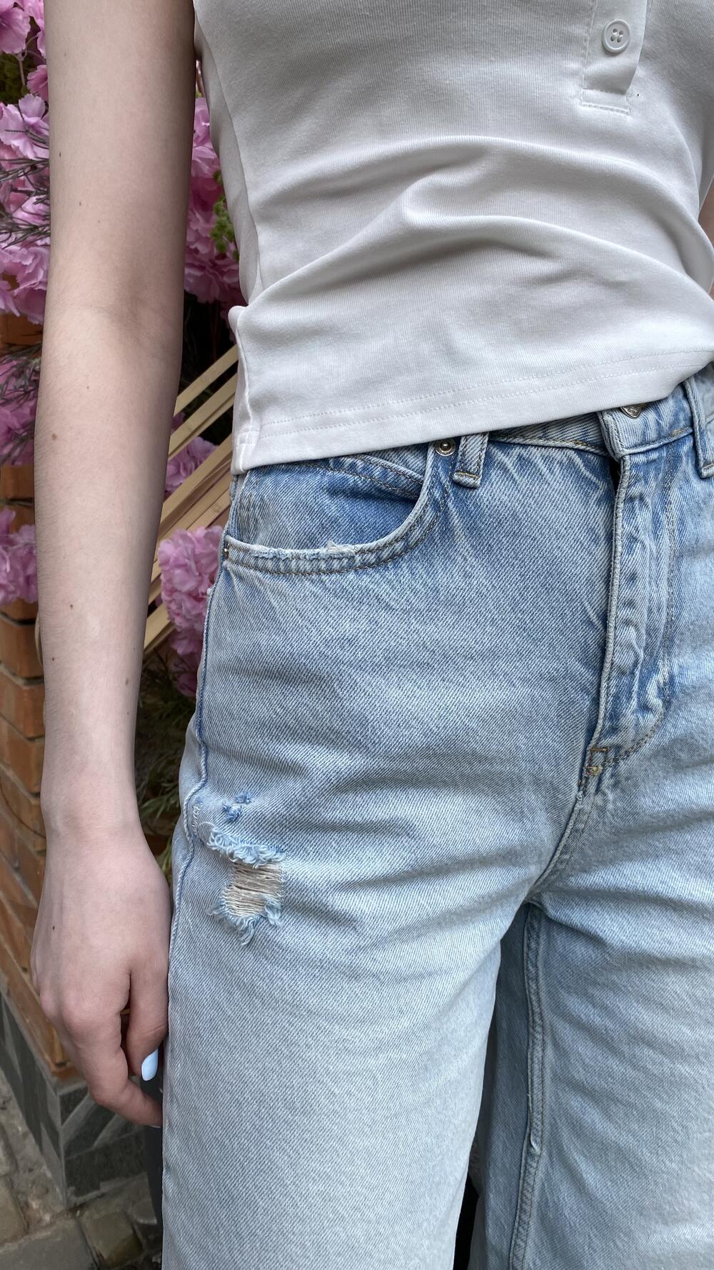 Джинси R85 mod.1725 Блакитний, 34