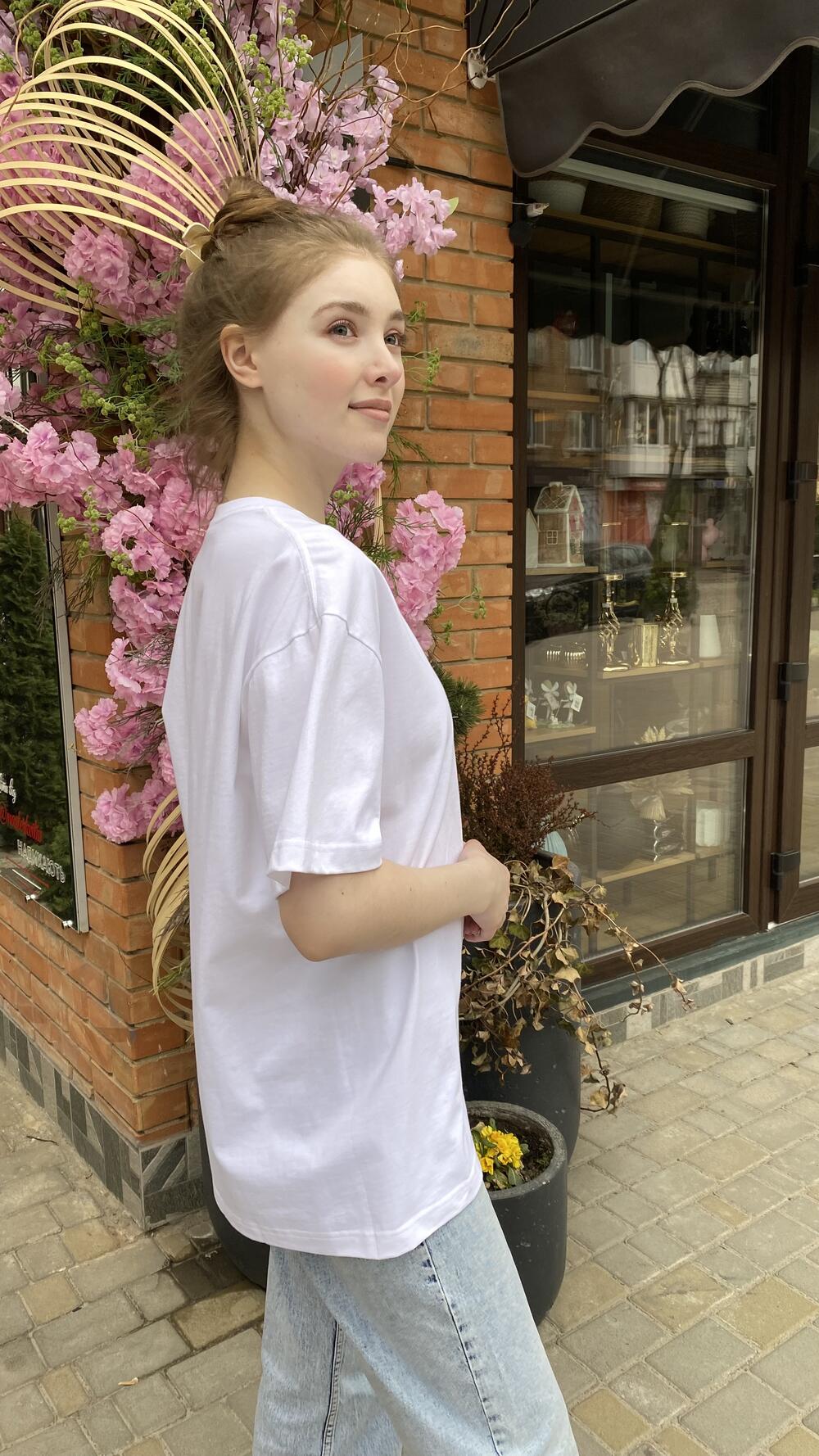 Футболка Patou Білий, Oversize