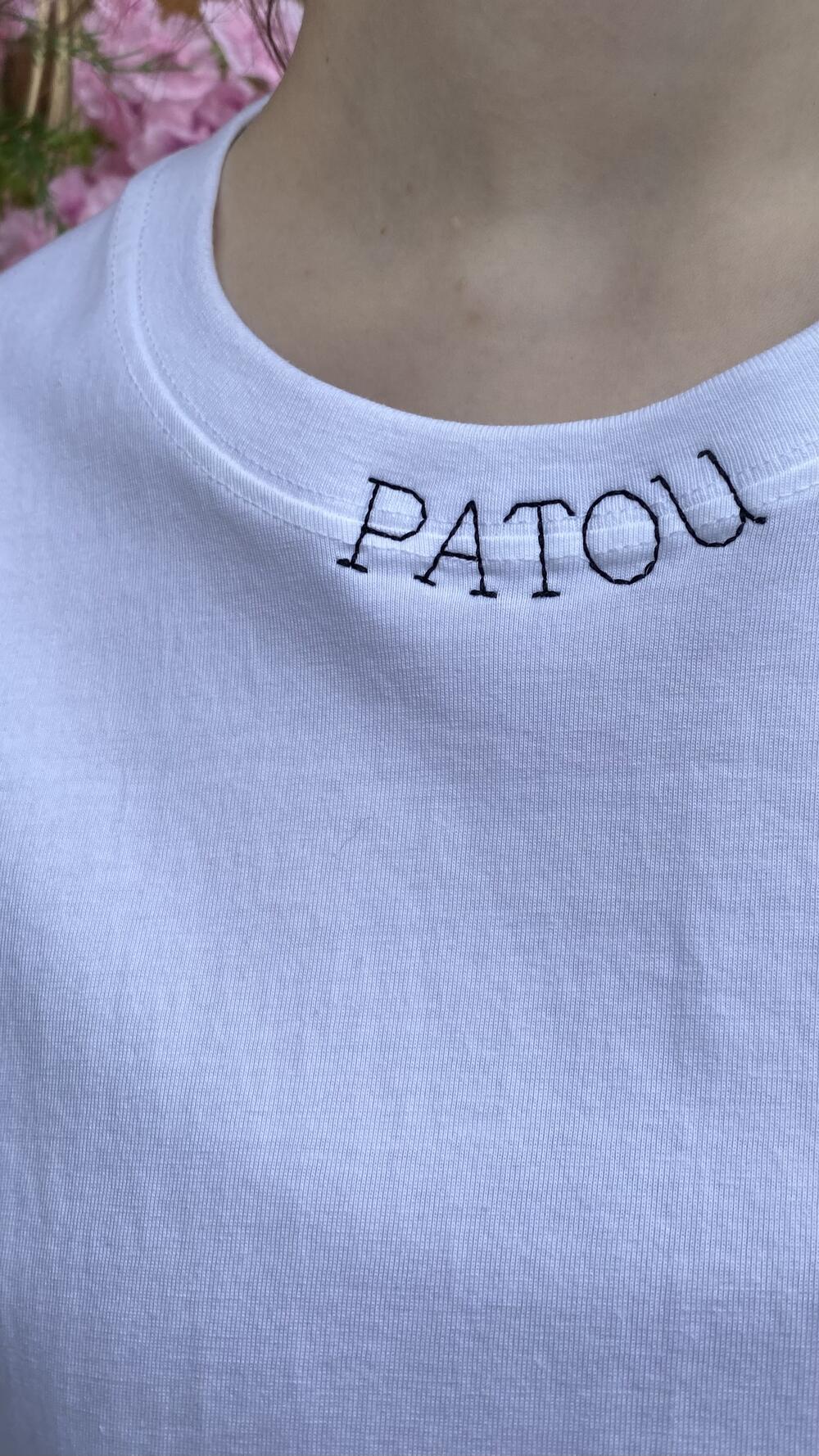 Футболка Patou Білий, Oversize