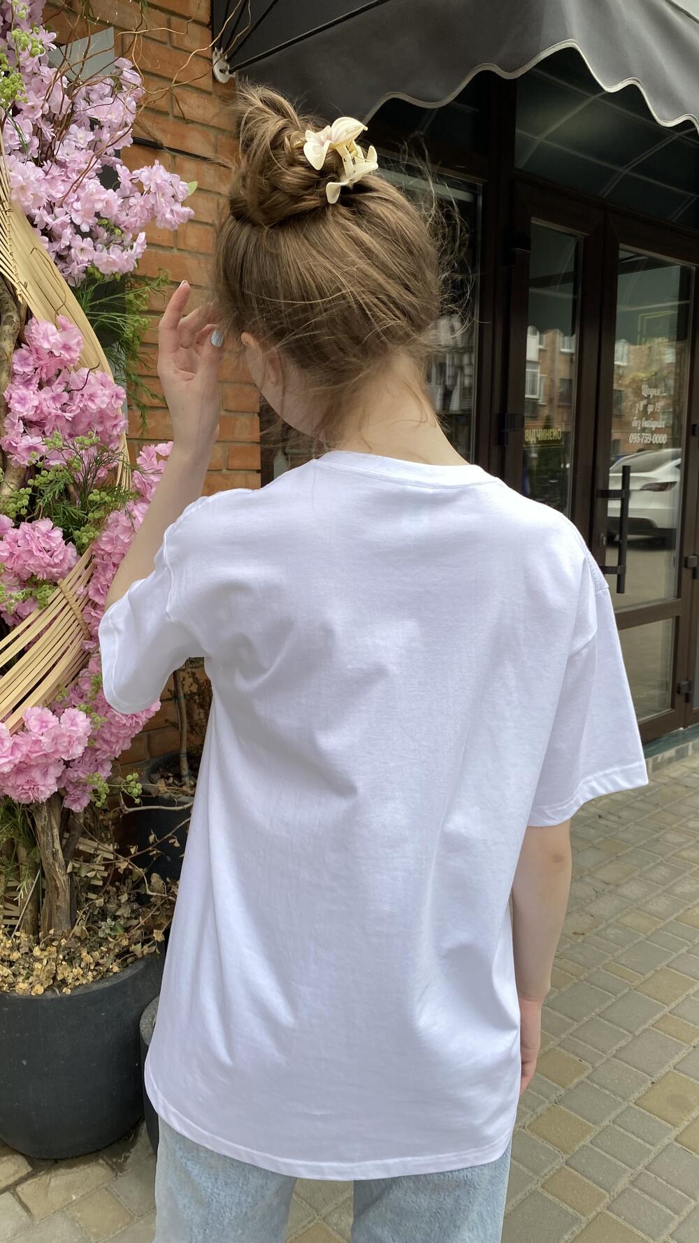 Футболка Patou Білий, Oversize