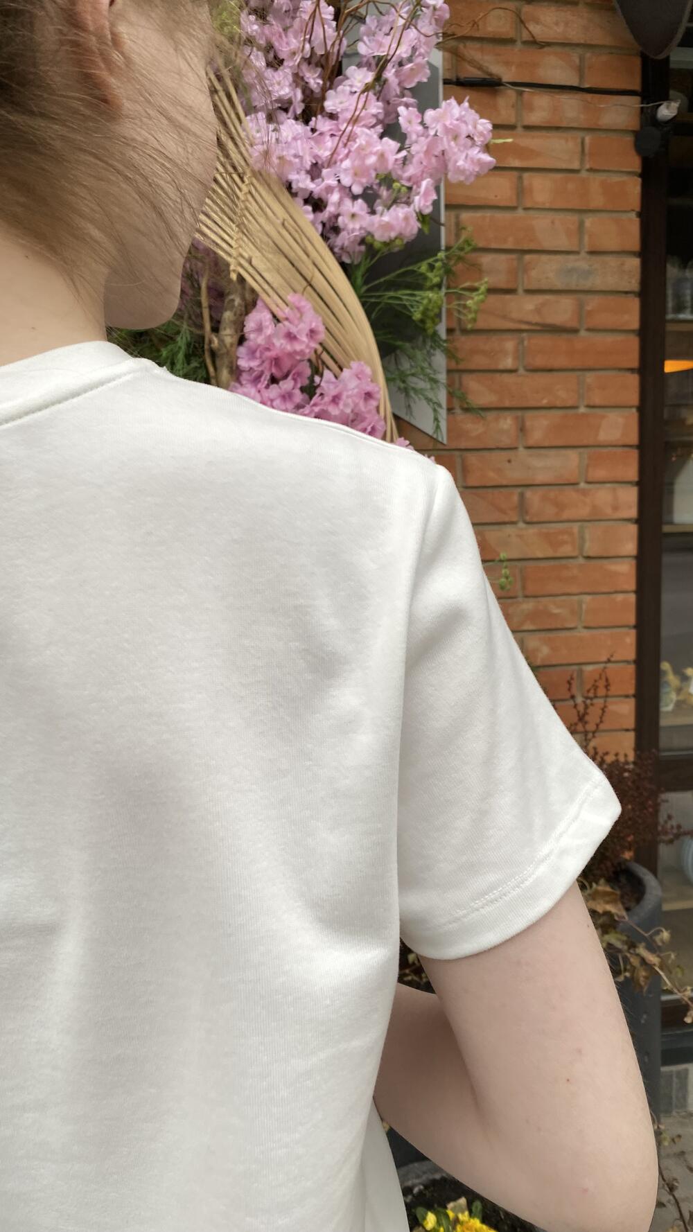 Футболка без принту 61903 Білий, Oversize