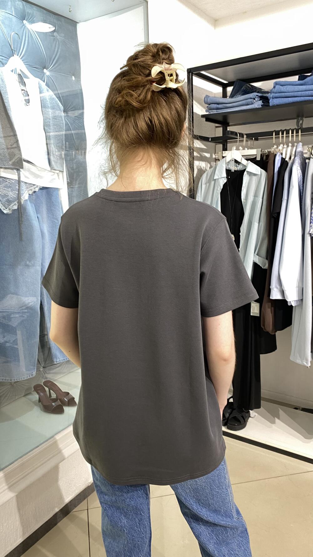 Футболка Paris Сірий, Oversize