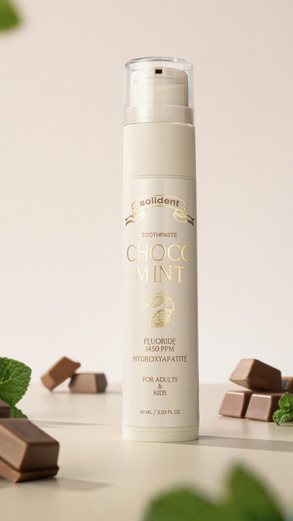 Зубна паста Choco mint Solident 60 ml Choco mint, -