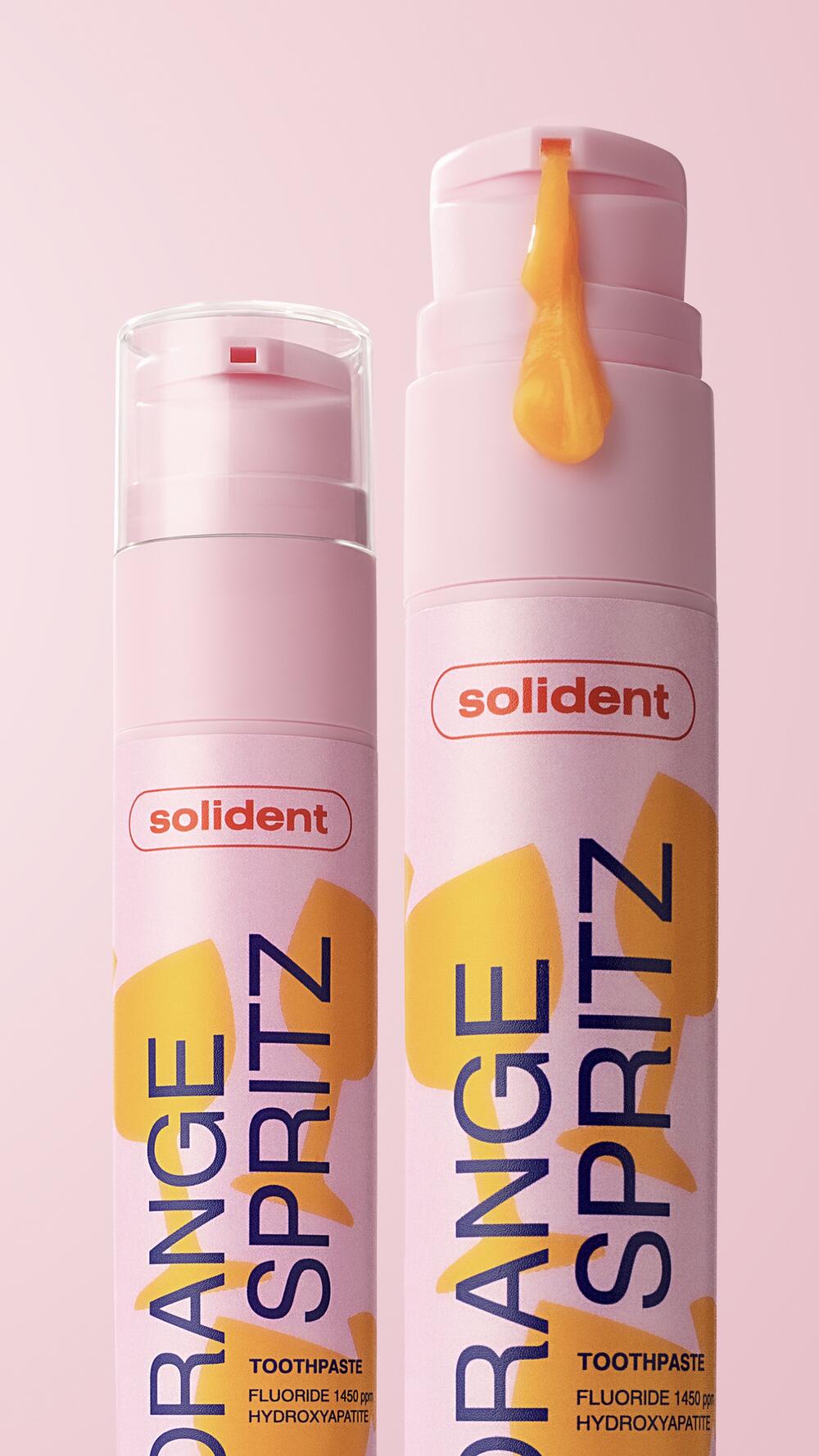 Зубна паста Orange Spritz Solident 60 ml 