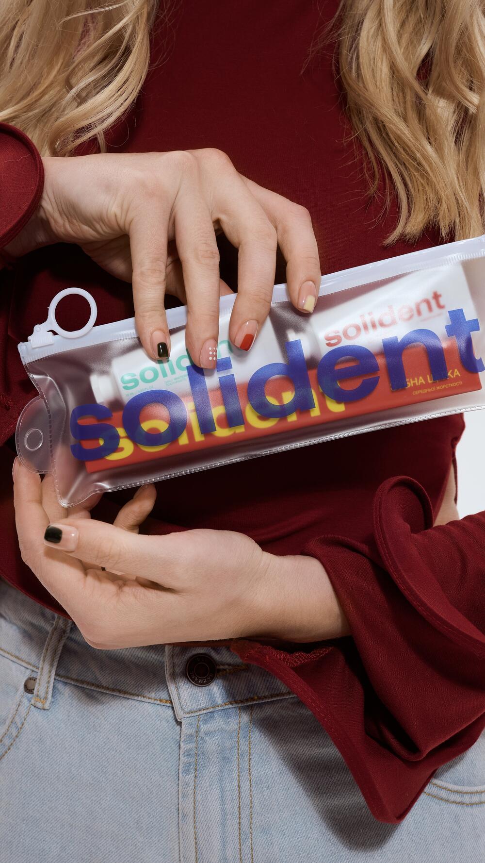 Набір для подорожей travel kit Mint/Blackcurrant Solident 