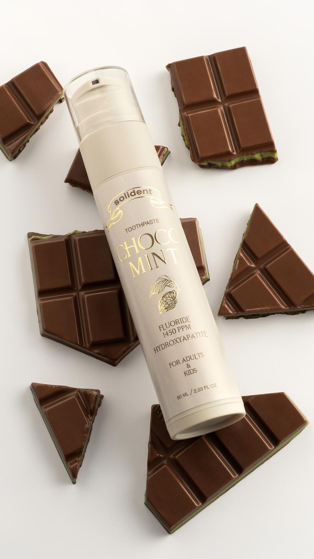 Зубна паста Choco mint Solident 60 ml Choco mint, -