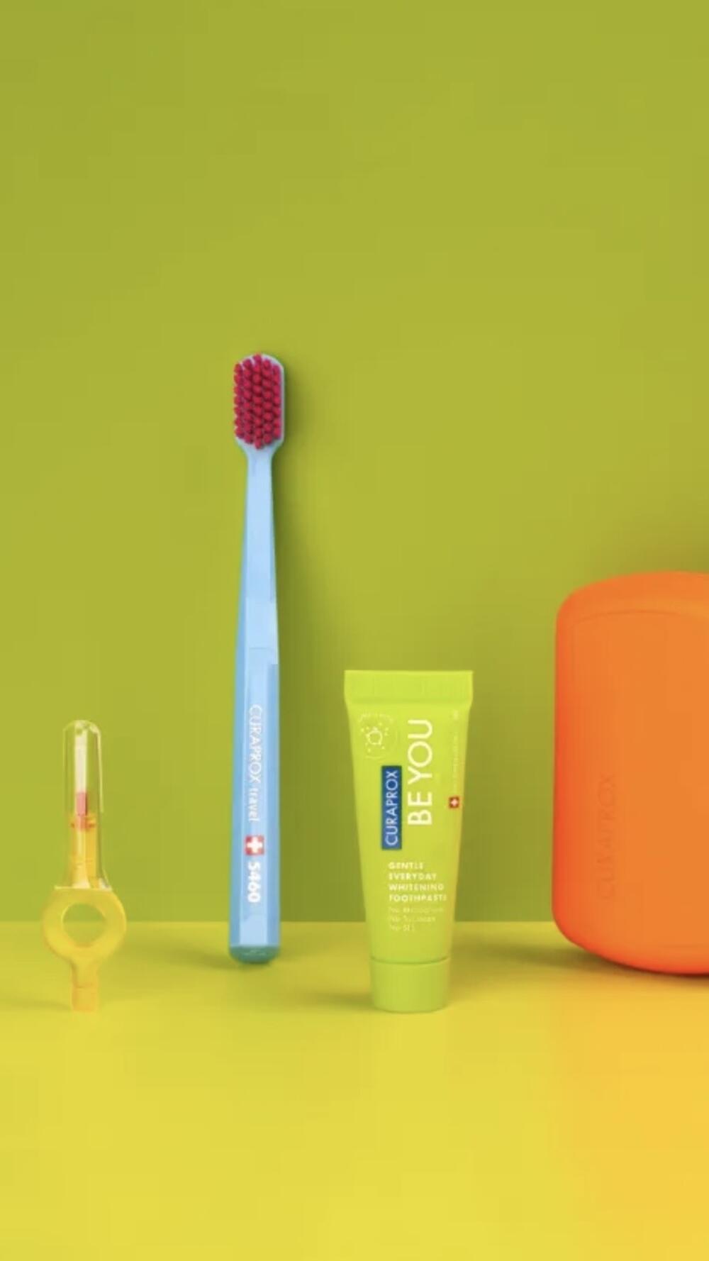 Набір дорожній Be you ( зубна щітка, паста, йоршики) Помаранчевий