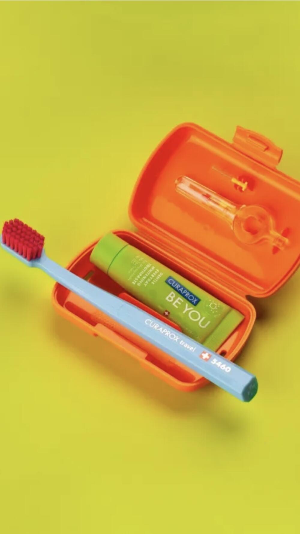 Набір дорожній Be you ( зубна щітка, паста, йоршики) Помаранчевий