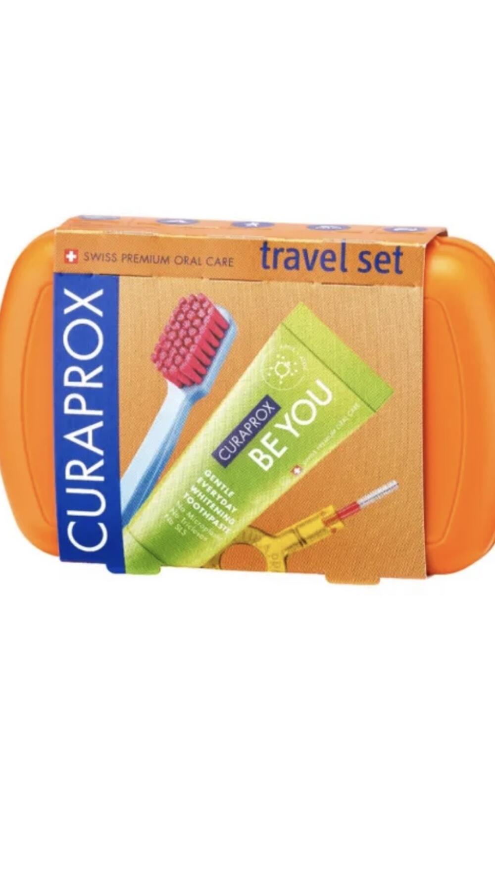 Набір дорожній Be you ( зубна щітка, паста, йоршики) Помаранчевий