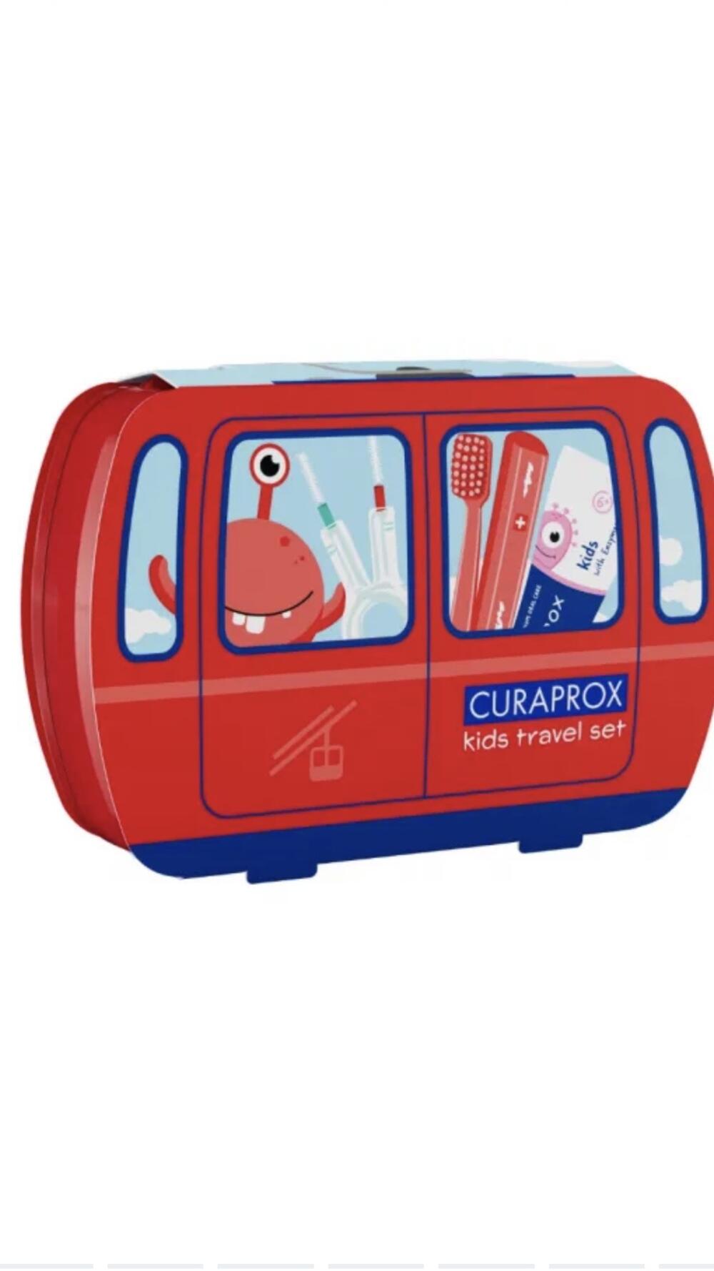 Дорожній набір дитячий (зубна щітка,паста та йоршик) 