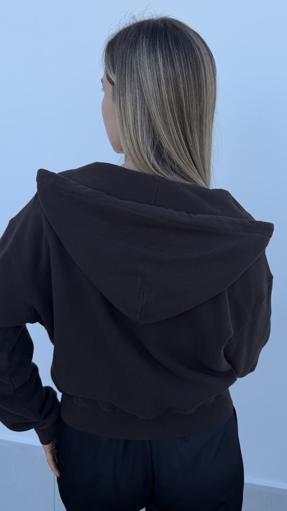 Олімпійка з блискавкою Fine Шоколадний, Oversize